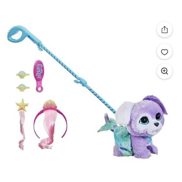 FURREAL GLAMALOTS MERMAID PUPPY INTERACTIVE WALKING TOY - Picture 11 of 11